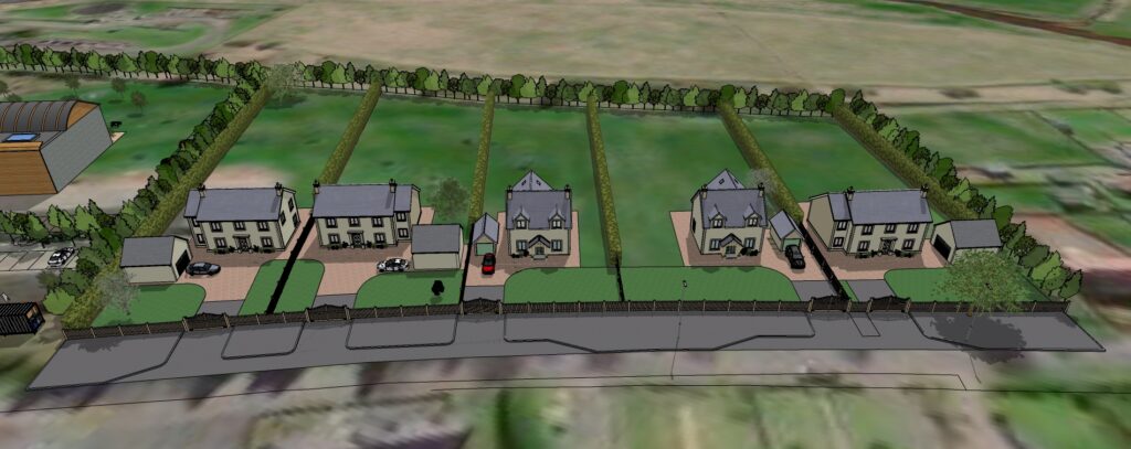 Five Exclusive Country House Plots for sale, Marchmont Road, Greenlaw, Scottish Borders