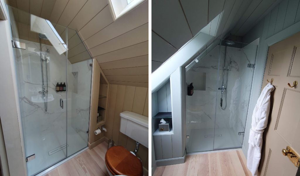 Winton Castle Attic Bathrooms